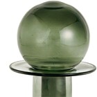 Garrafa De Vidro Decorativa Cinza 25 5 Cm | Formosinha